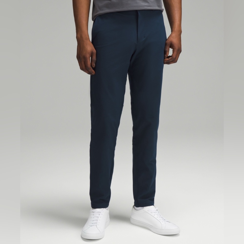 Lululemon Commission Slim-Fit Pant 34W 32L Warpstreme in True Navy